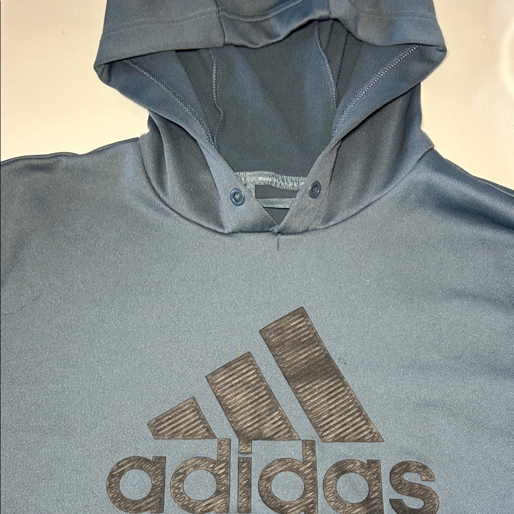 Adidas Men's Slate Blue Hoodie